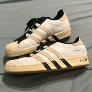 Adidas Superstar Extended Stripes chalk white size 11.5 men’s